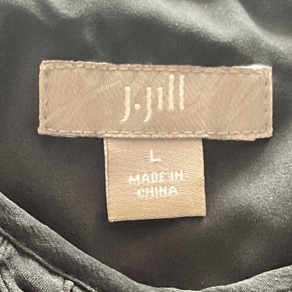J. Jill - Frocked Silk Dress - Black - EUC - Picture 5 of 6